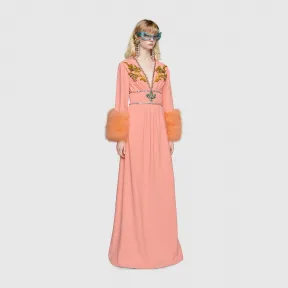 古驰/Gucci 水晶刺绣针织礼服 605057_XJCBR_5152