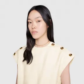 古驰/Gucci GG Running系列黄金项圈  610891_J8540_8000