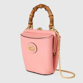 古驰/Gucci 日本限定带链子的迷你竹桶包 616436-DJ20J-5815