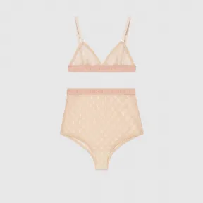 古驰/Gucci GG薄纱内衣套装 621257_XJBVY_9200