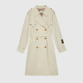 古驰/Gucci Gucci标签棉质风衣 621377-ZAEJZ-9063