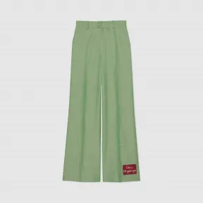 古驰/Gucci 饰Gucci Orgasmique人造丝阔腿裤 624955-ZADZ3-3246