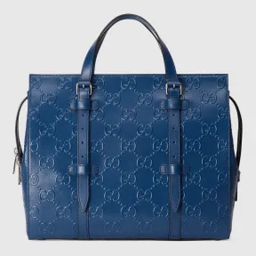 古驰/Gucci GG压花中号托特包 625774-1W3AJ-4122 