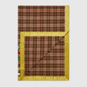 古驰/Gucci 带补丁的羊毛格子毯 628564-ZAE0C-2018