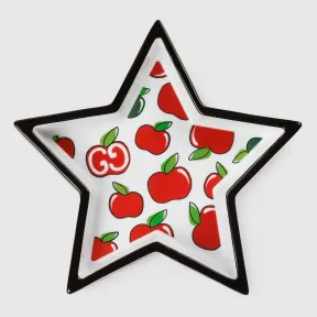 古驰/Gucci 七夕情人节特别款GG苹果印花星星造型首饰托盘 629015-ZAE1P-9159