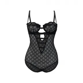 古驰/Gucci 黑色 87% 棉质|13% 聚酯纤维 女士 内衣 644770-XUAB7-1000