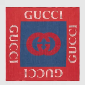 古驰/Gucci 儿童Gucci标识棉质头巾 645511-4K101-4274