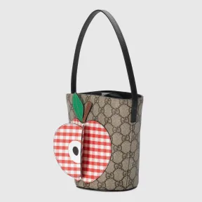 古驰/Gucci 带苹果的儿童水桶包 653954-HUHMN-9774