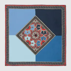 古驰/Gucci 佩斯利印花真丝口袋方巾 655698-4G001-4000