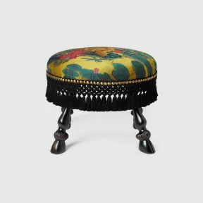 古驰/Gucci 龙鱼提花沙发凳 655782-ZAG4E-3902