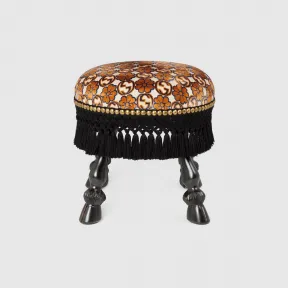 古驰/Gucci GG花卉羊毛搁脚凳 655783-ZAL0J-1020