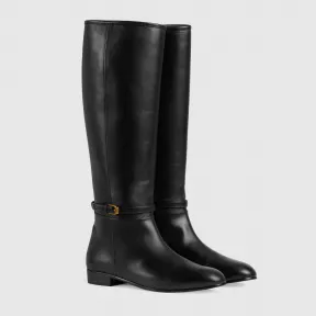 古驰/Gucci 女士 Gucci 印花及膝靴 658889-BKO00-1000