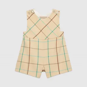 古驰/Gucci 婴儿格纹羊毛罩衫 660857-XWAOT-9109