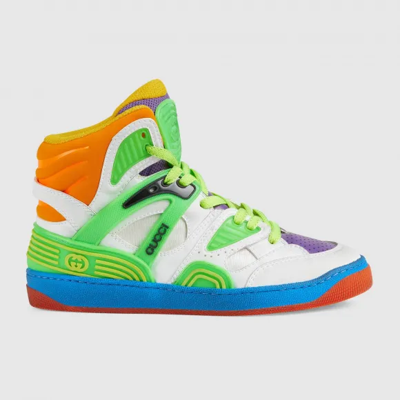 古驰/Gucci Gucci Basket女士高帮球鞋 661310-2SH80-9062 