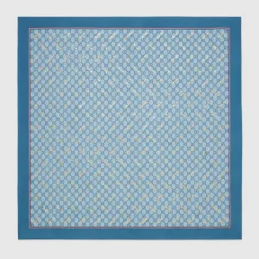 古驰/Gucci 马衔扣GG印花真丝方巾 662576-3G001-4872