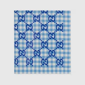 古驰/Gucci GG格纹羊毛毯子 663156-3KAAF-4877