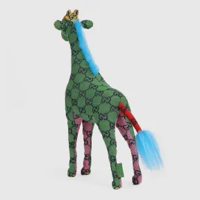 古驰/Gucci 全新GG帆布长颈鹿装饰 670233-21HPP-3864 