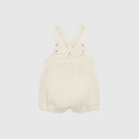 古驰/Gucci 婴儿Gucci标签棉质连身衣 670968-XJDKA-9061