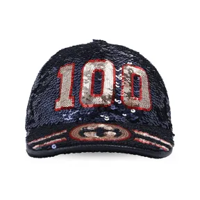 古驰/Gucci 海军蓝色 100% 棉质 男士 棒球帽 673085-4HAKS-4268