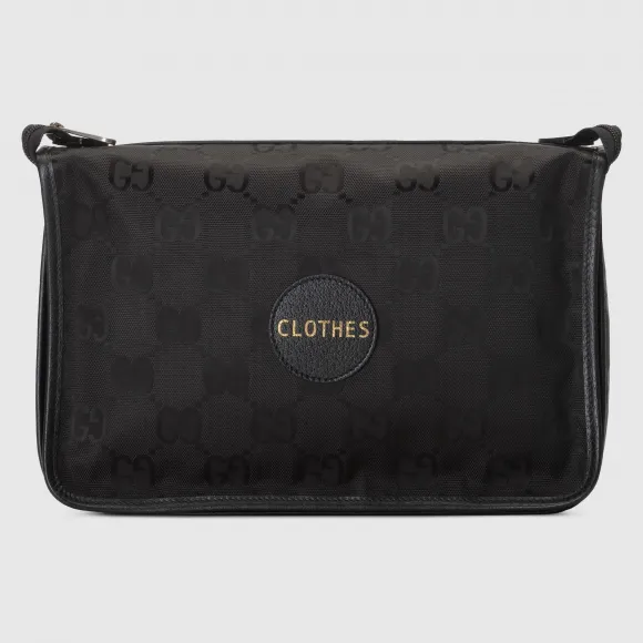 古驰/Gucci Gucci Off The Grid系列中号方包 黑色GG ECONYL® 男士 674797-UKDLN-1000