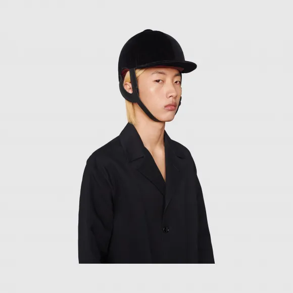 古驰/Gucci 天鹅绒头盔 678547-3HAGH-1060