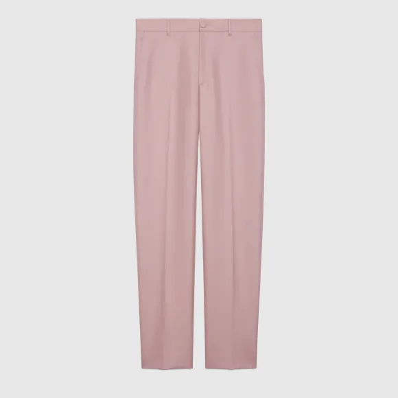 古驰/Gucci 羊毛马海毛裤 681312-Z6724-5086