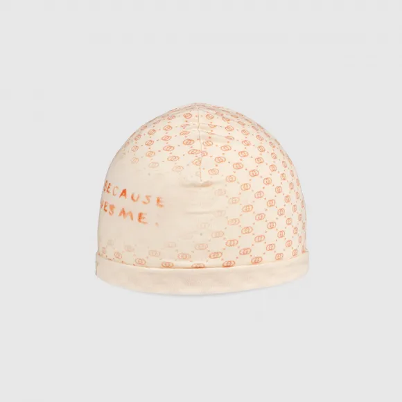 古驰/Gucci Gucci 刺绣婴儿棉帽 681356-3K107-9200