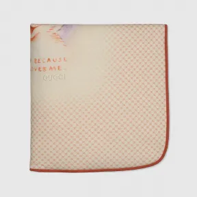 古驰/Gucci 小猫印花棉毯 681358-3KAAL-9200