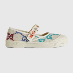 古驰/Gucci 儿童GG芭蕾平底鞋 681374-UFTB0-8468