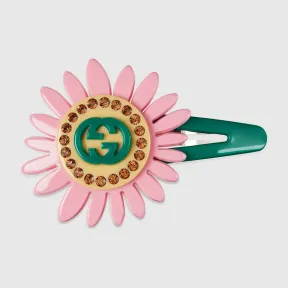 古驰/Gucci 儿童花朵发夹 粉色、黄色和绿色 女童 683057-3HAGR-5876