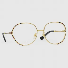 古驰/Gucci 贴合设计圆形镜框光学眼镜 684449-I3330-8291 