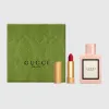 古驰/Gucci 唇膏和香水美妆礼盒 25*米开理红唇膏/古驰花悦女士香水  689948-99999-0099