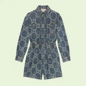 古驰/Gucci GG牛仔连身衣 693175-XDBY9-4492 