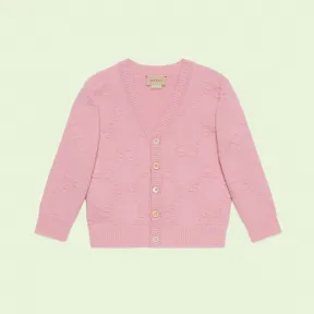 古驰/Gucci 儿童GG毡制羊毛开襟外套 699310-XKB5X-5872 