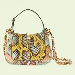 古驰/Gucci Jackie 1961 迷你蟒蛇皮包 699651-E12LG-8399