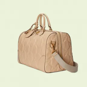 古驰/Gucci GG 绗缝皮革中号行李袋 700762-UM8FG-9910 