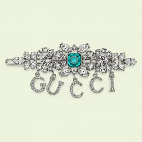 古驰/Gucci 互扣式 G 水晶 发夹 700845-IAAA7-8136 