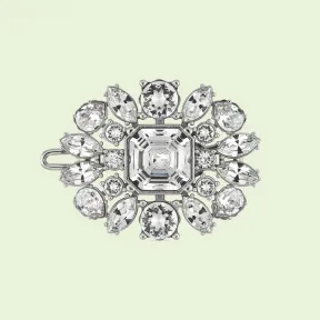 古驰/Gucci 互扣式 G 水晶发夹 703364-J3F42-8162 