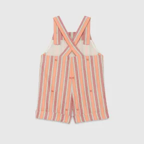 古驰/Gucci 婴儿条纹牛津棉质工人裤 712666-XWAV1-6253