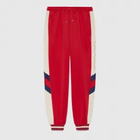 古驰/Gucci 织带氯丁橡胶慢跑长裤 715190-XJETH-6480 