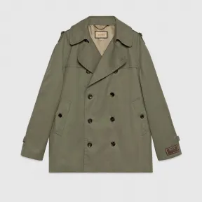 古驰/Gucci 优质斜纹布风衣 721536-Z8A8R-3812