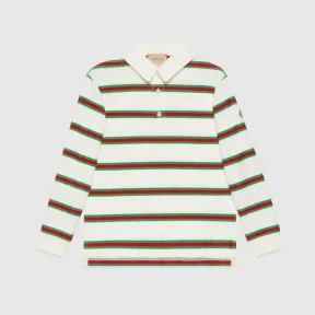 古驰/Gucci 儿童Web棉质polo衫 721724-XJEYH-9791