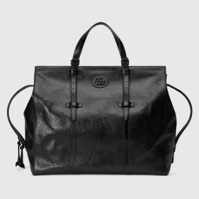 古驰/Gucci 同色调双G元素大型手提袋 725683-0PL0X-1000