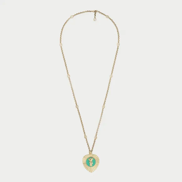 古驰/Gucci Gucci HA HA HA 项链配吊坠 725824-J1631-8069