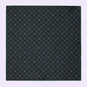 古驰/Gucci 双G和格子丝质口袋方巾 732674-4G001-1167