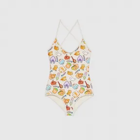 古驰/Gucci Gucci 动物印花 Jersey 泳装 735094-XHAGX-9185