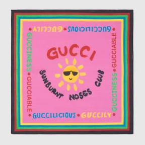古驰/Gucci 儿童古驰太阳花棉围巾 738817-4K427-5875