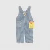 古驰/Gucci 婴儿条纹牛仔背带裤 740915-XDCIZ-4674