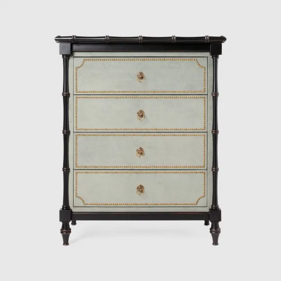 古驰/Gucci 灰绿色天鹅绒木质梳妆台 741987-ZAM3F-3920