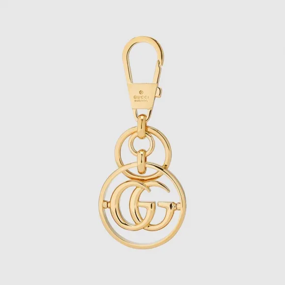 古驰/Gucci 金色调金属双G钥匙链 752067-J1600-8991